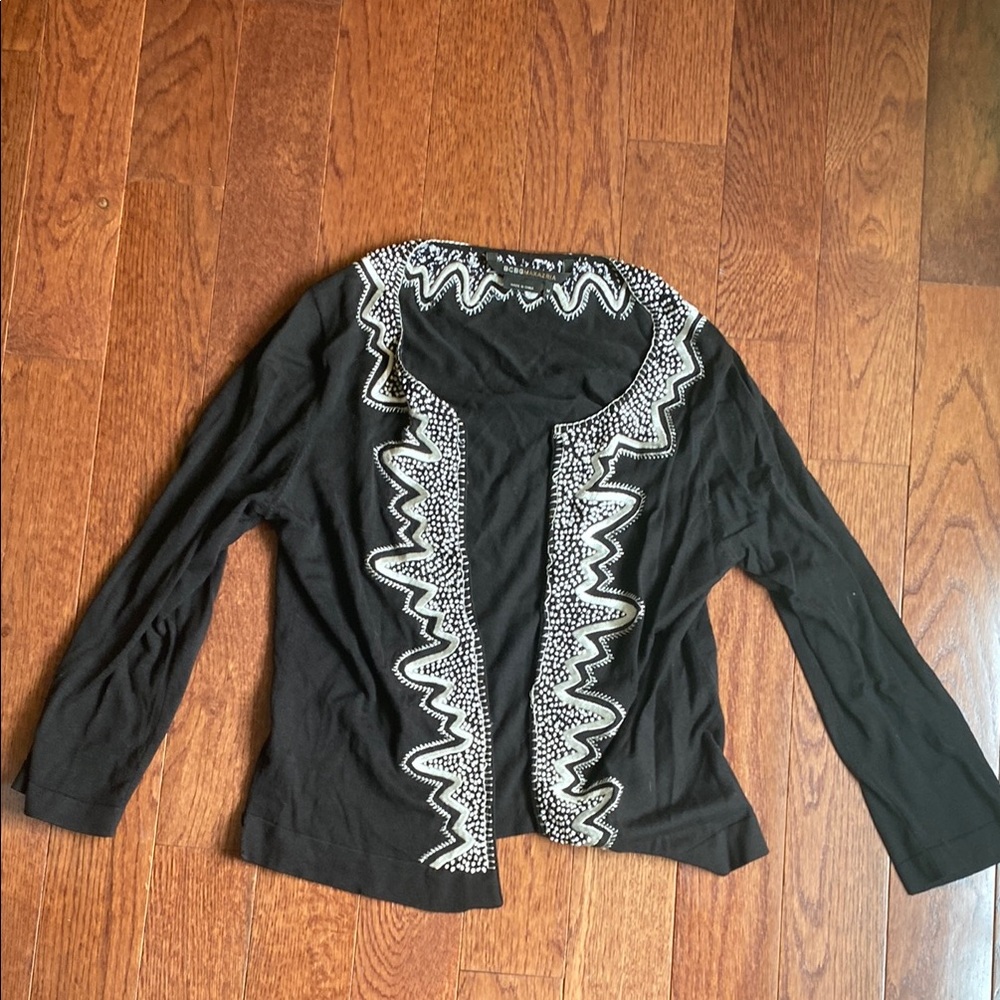 BCBGMAXAZRIA Cardigan, black, Size M